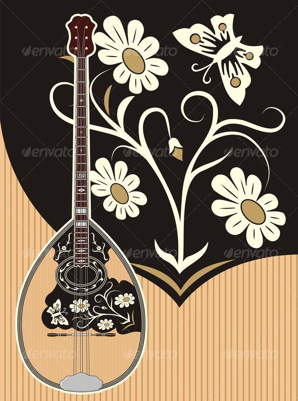 Bouzouki - Objects Vectors