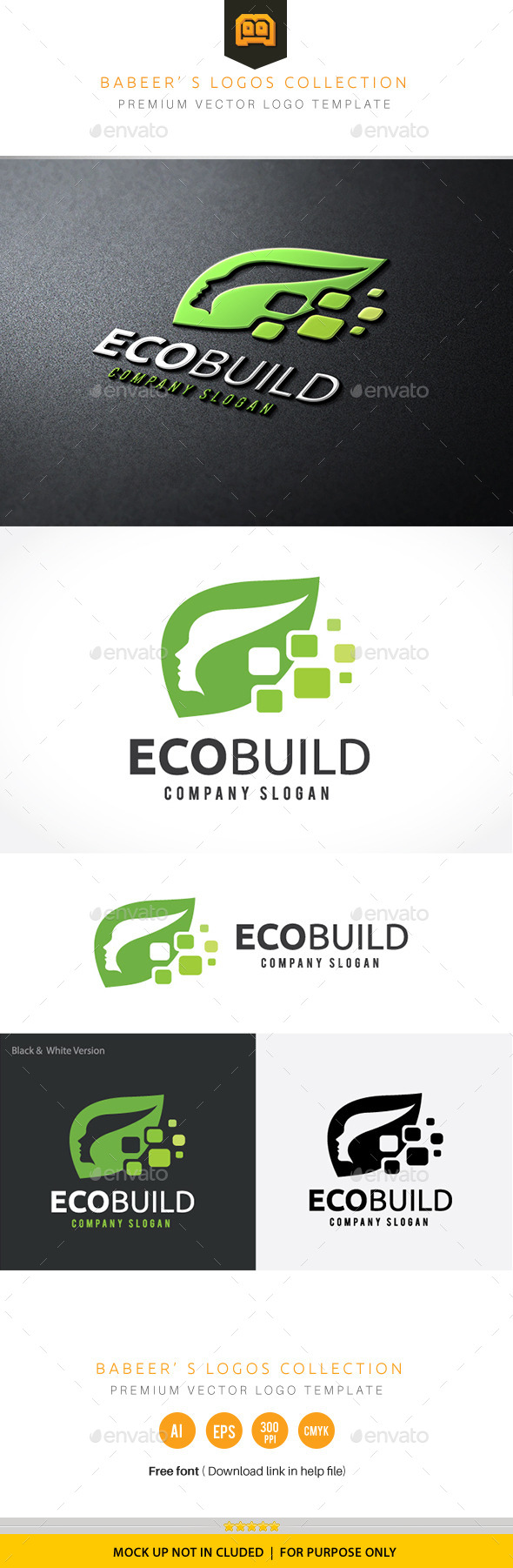 Eco Build - Nature Logo Templates