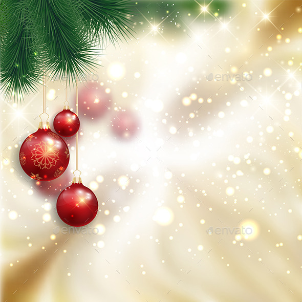 Christmas Bauble Background - Christmas Seasons/Holidays
