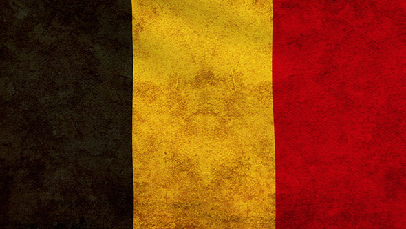 Belgium Flag 2 Pack – Grunge and Retro