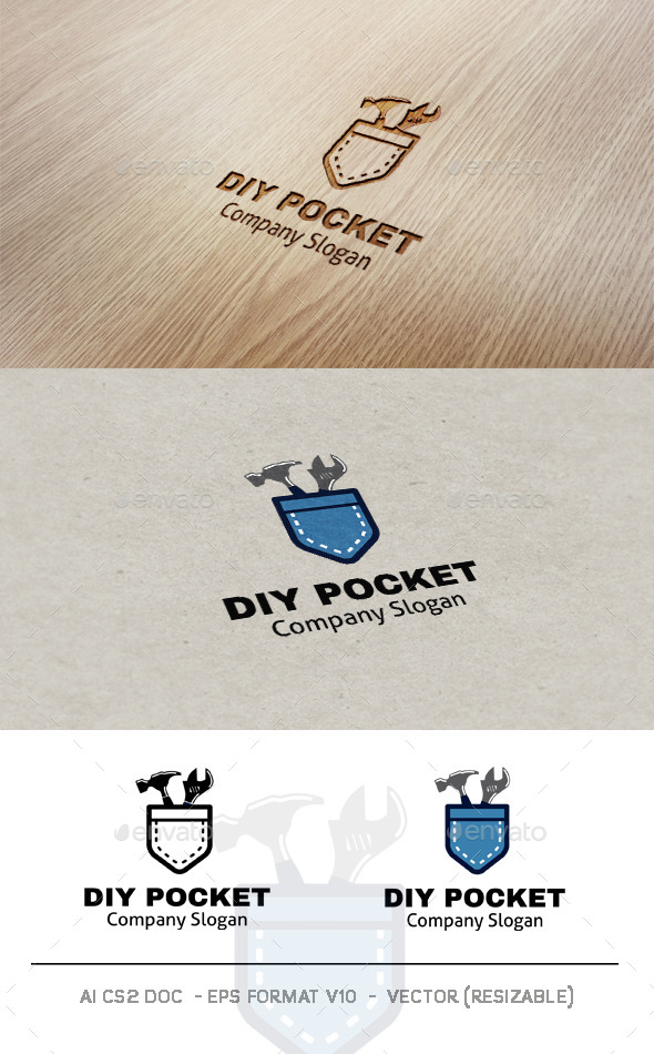 Diy Pocket Logo - Objects Logo Templates