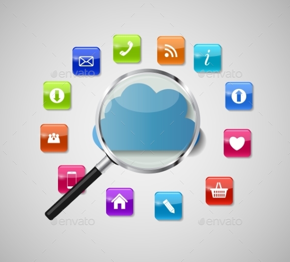 Search Engines Optimization Concept Vector - Web Technology