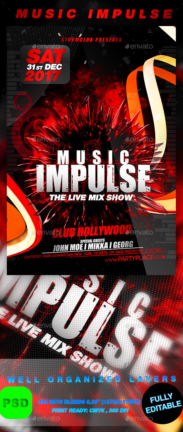 Music Impulse - Events Flyers