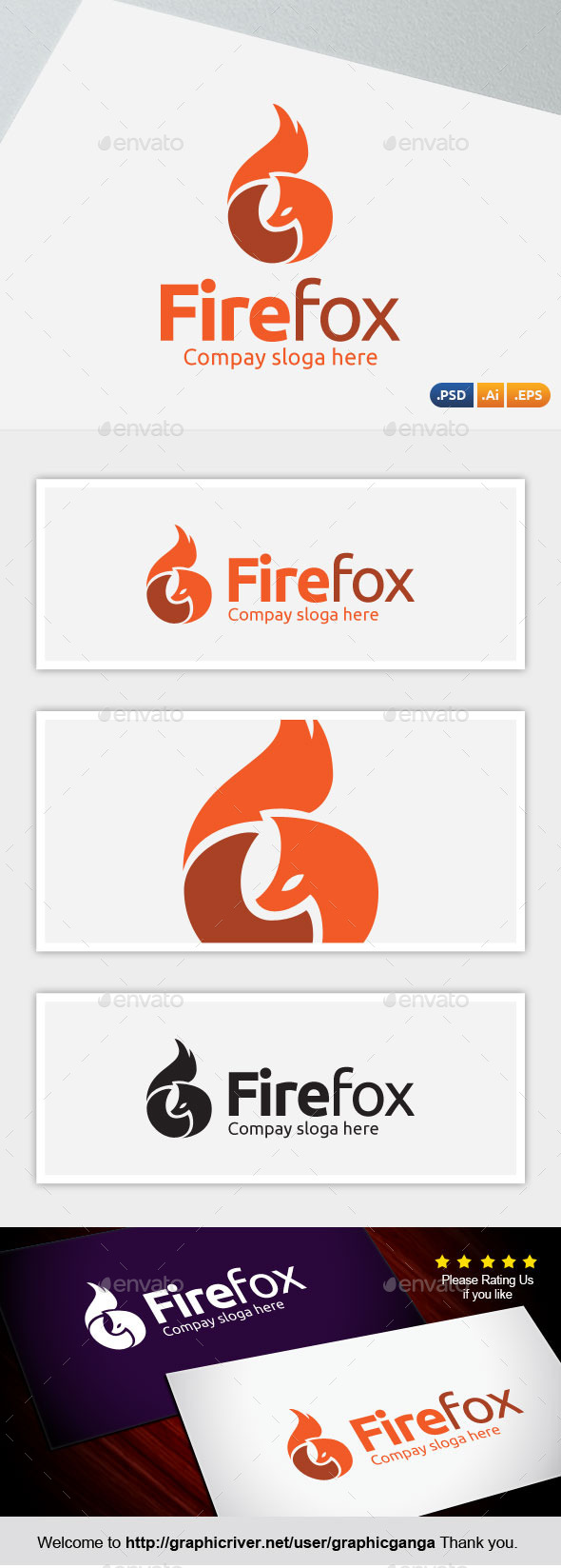 Firefox - Abstract Logo Templates