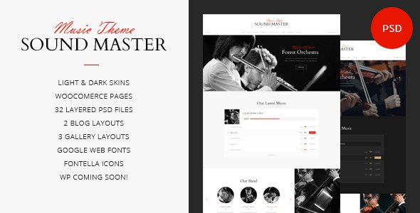 Sound Master | Music Band Template