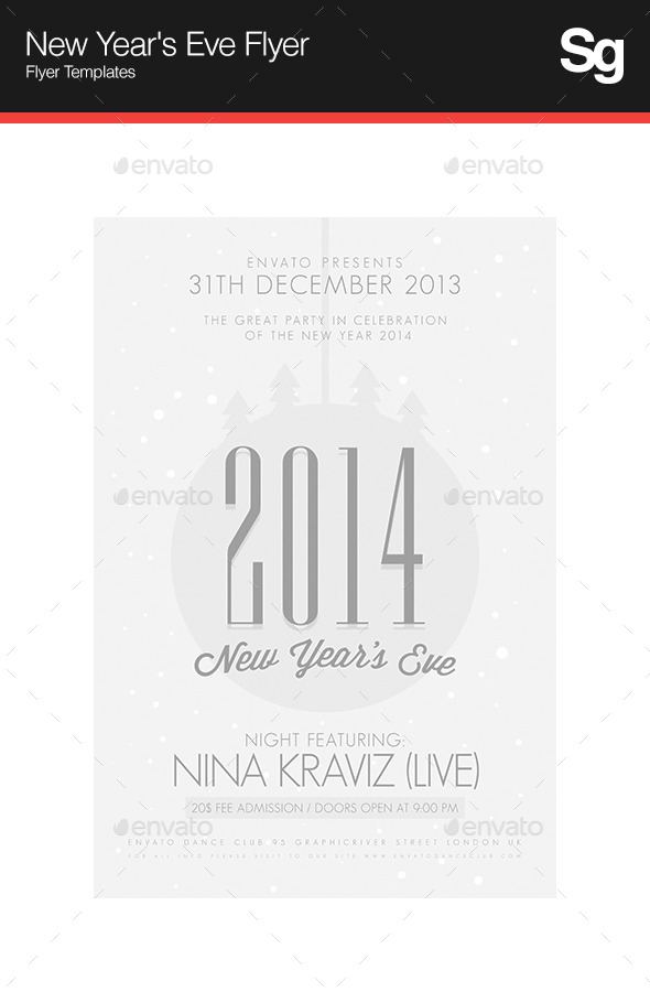 New Year's Eve Flyer - Holidays Events