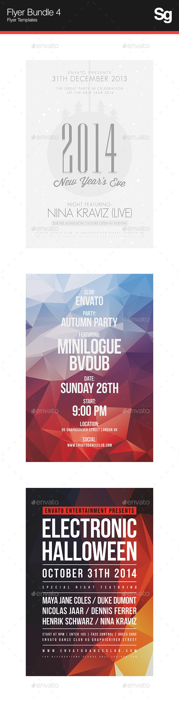 Flyer Bundle 4 - Events Flyers