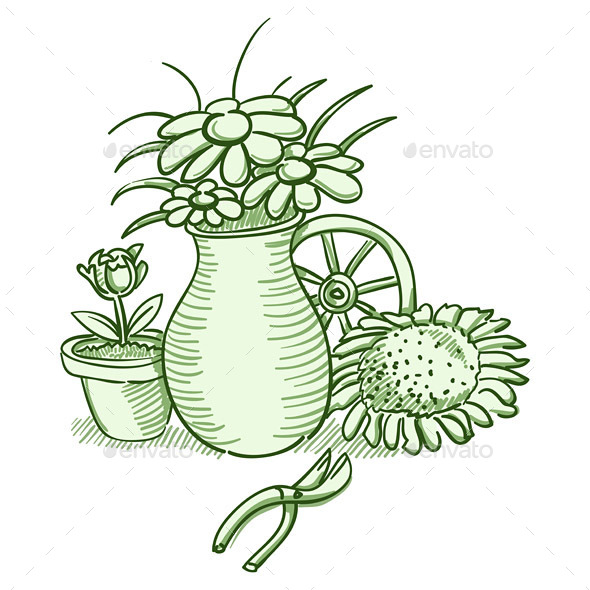 Flower Illustration - Flowers & Plants Nature