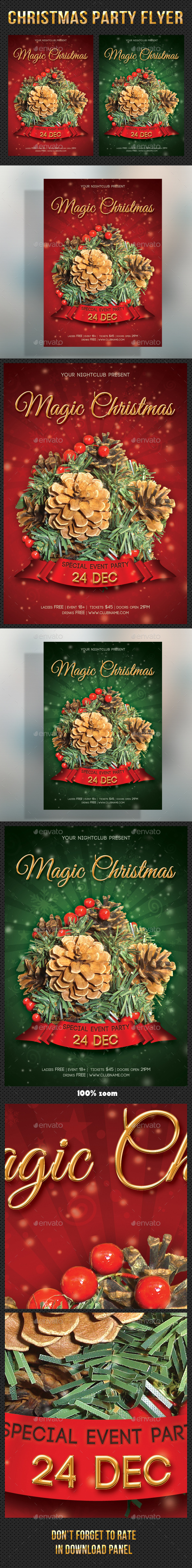 Merry Christmas Party Flyer 04