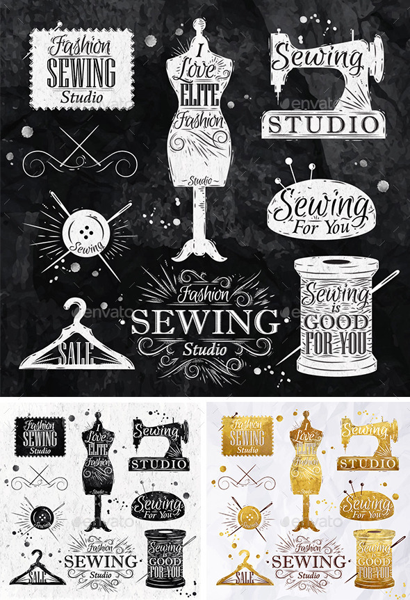 Sewing Symbols - Decorative Symbols Decorative
