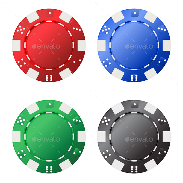 Gambling Chips - Business Conceptual