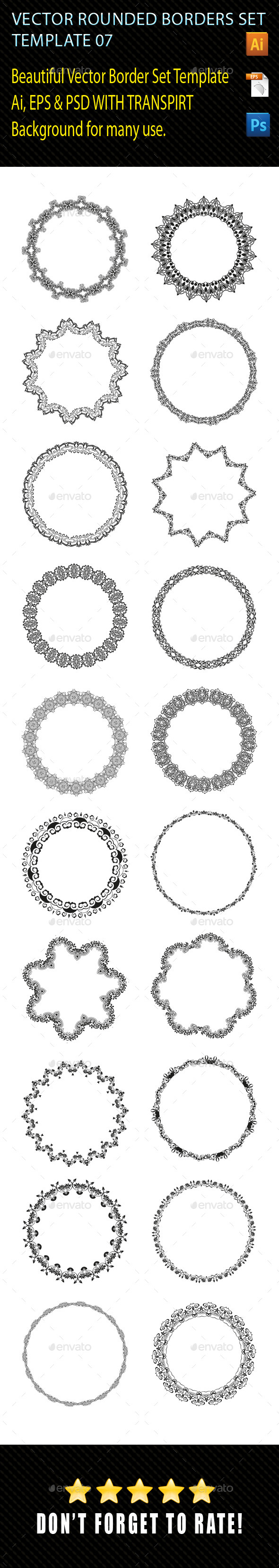 Rounded Borders 07 - Borders Decorative