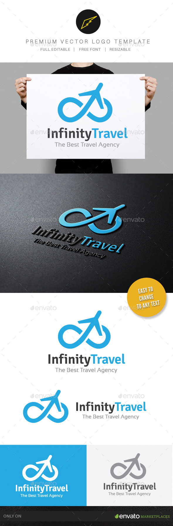 Infinity Travel - Objects Logo Templates