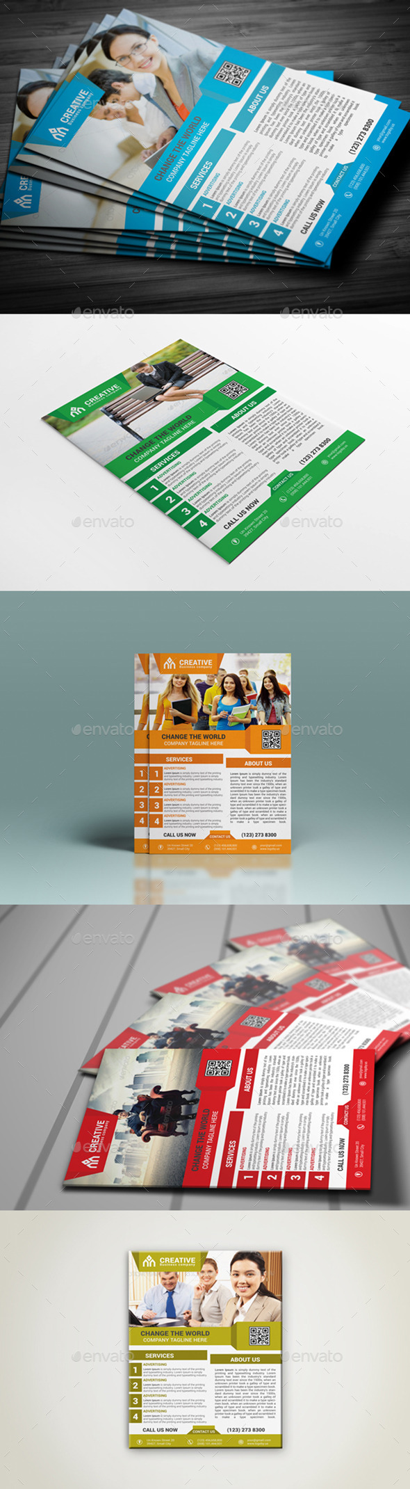 Creative Corporate Flyer Template - Flyers Print Templates