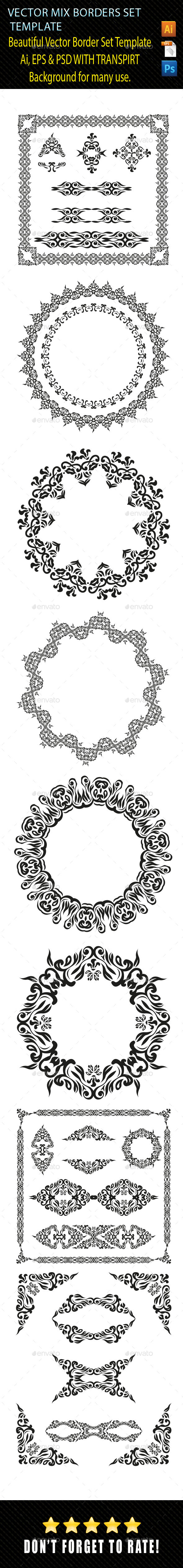 Mix Borders Template - Borders Decorative