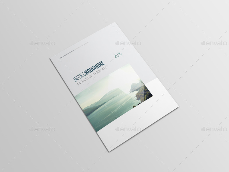 Download A4 Bifold Brochure Mockup By Blugraphic0 Graphicriver PSD Mockup Templates