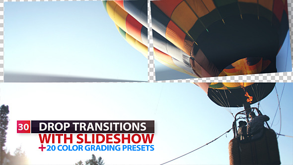 Drop Transitions - VideoHive 9834379