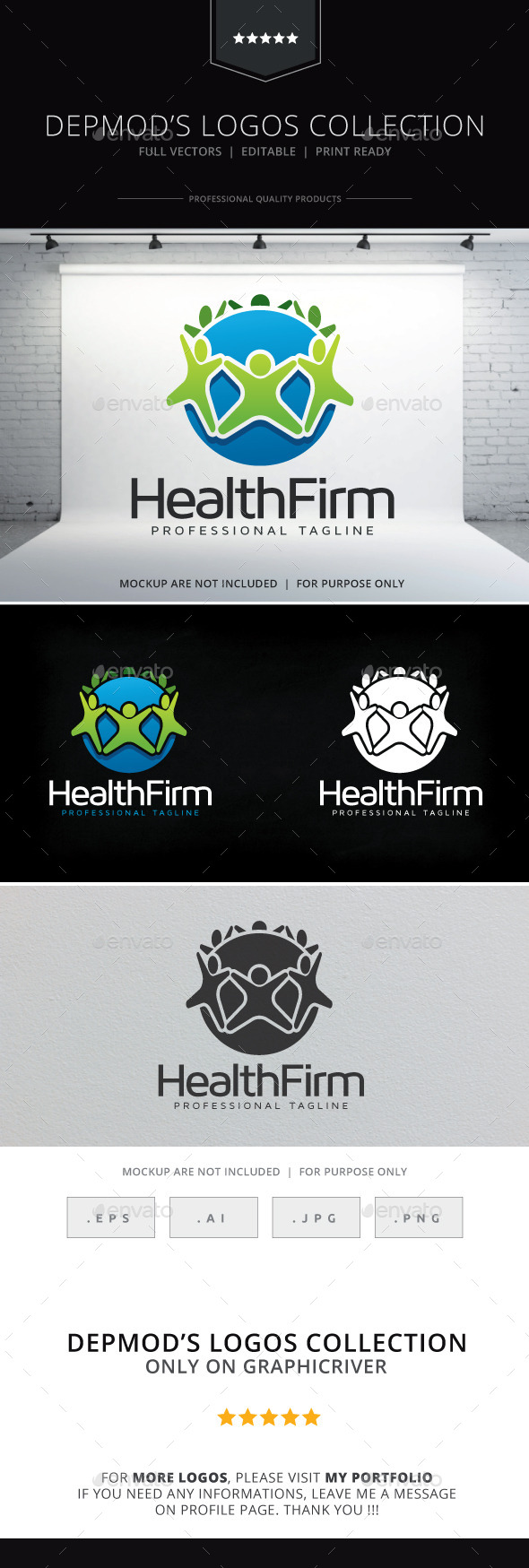 Health Firm Logo - Humans Logo Templates