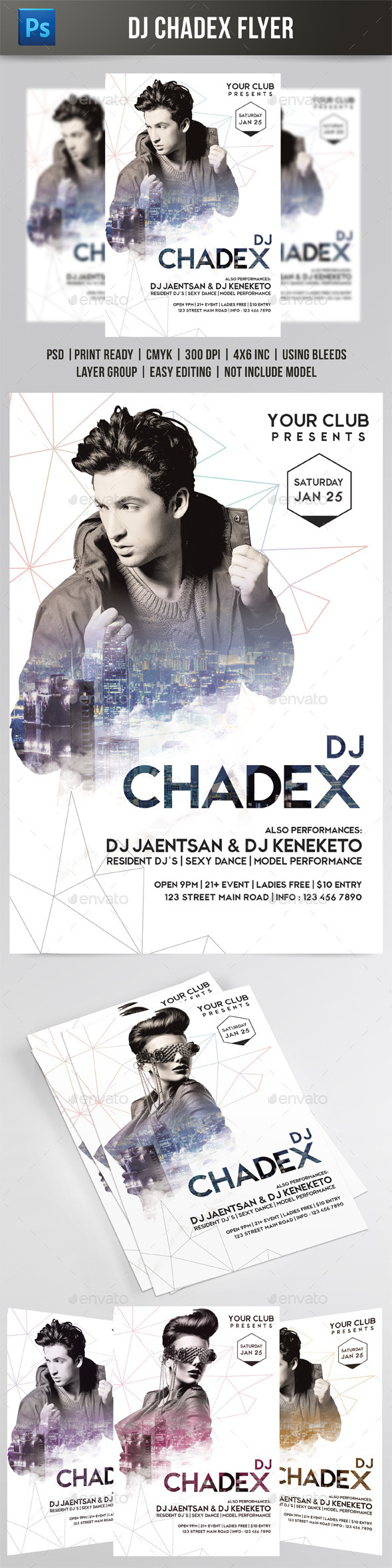 DJ Chadex Flyer - Events Flyers