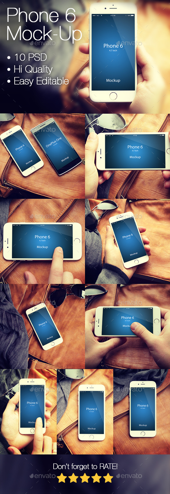 Download Phone 6 Mockup by 2dsight | GraphicRiver