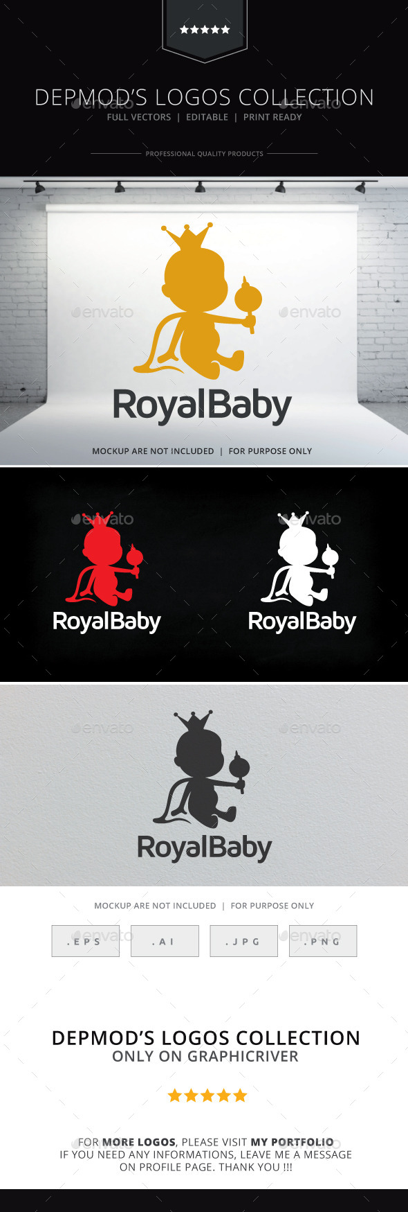 Royal Baby Logo - Humans Logo Templates
