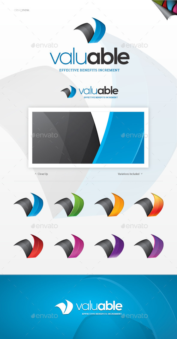 Valuable Logo - Letters Logo Templates