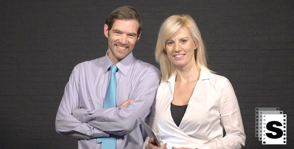 Smiling Business Couple alt