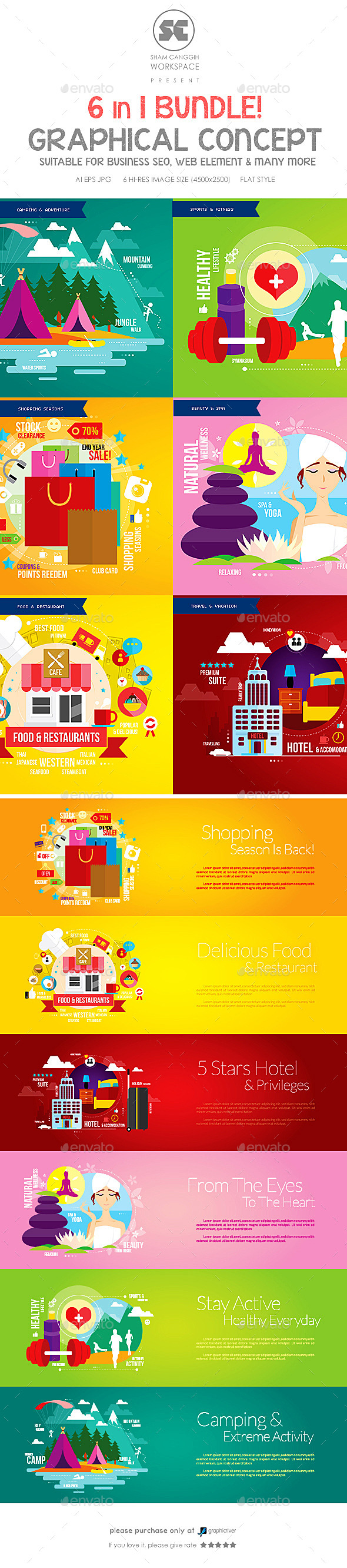 Flat Concept Bundle - Miscellaneous Conceptual