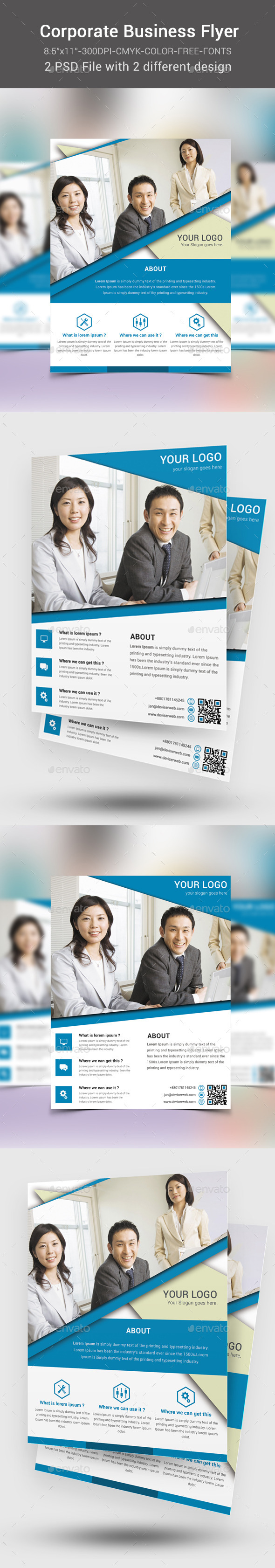Corporate Business Flyer Template - Corporate Flyers