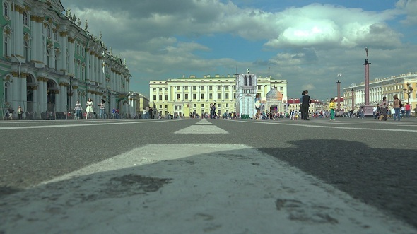 The Palace Square in Petersburg