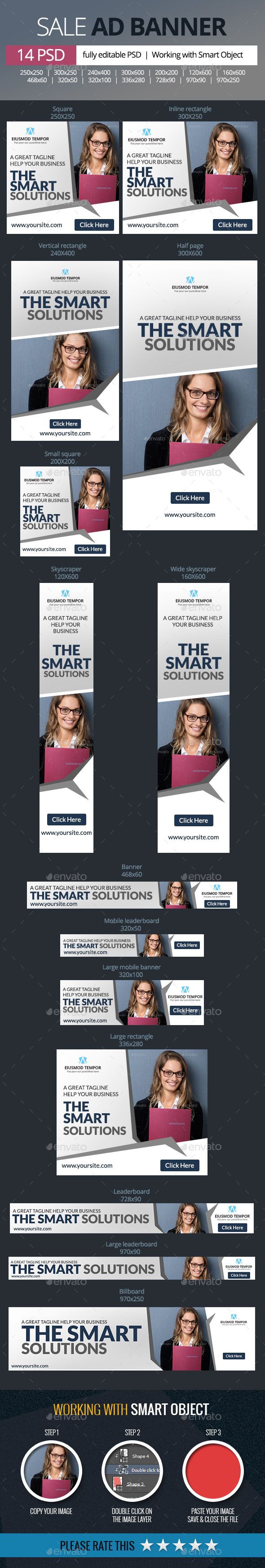 Multipurpose Banners - Banners & Ads Web Elements