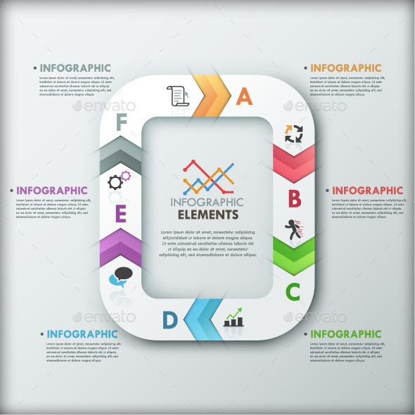 Moderne Infographic Cycle Template - Infographics