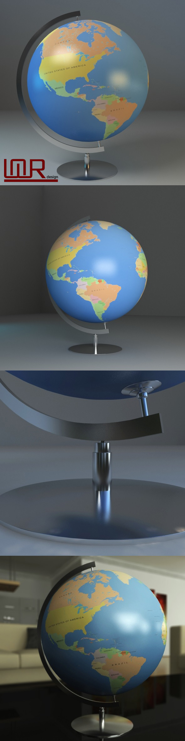 Earth Globe (World - 3Docean 9849185