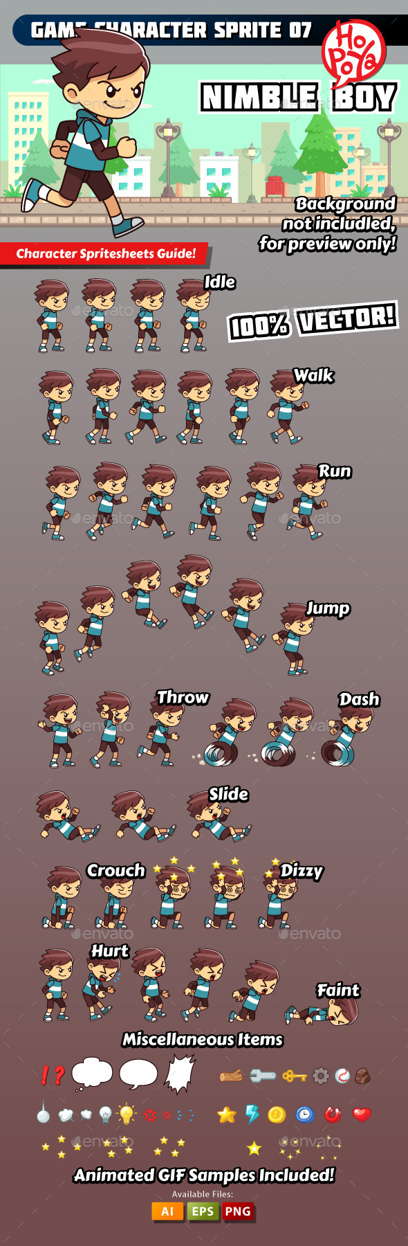 Game Character Sprite 07 - Sprites Game Assets