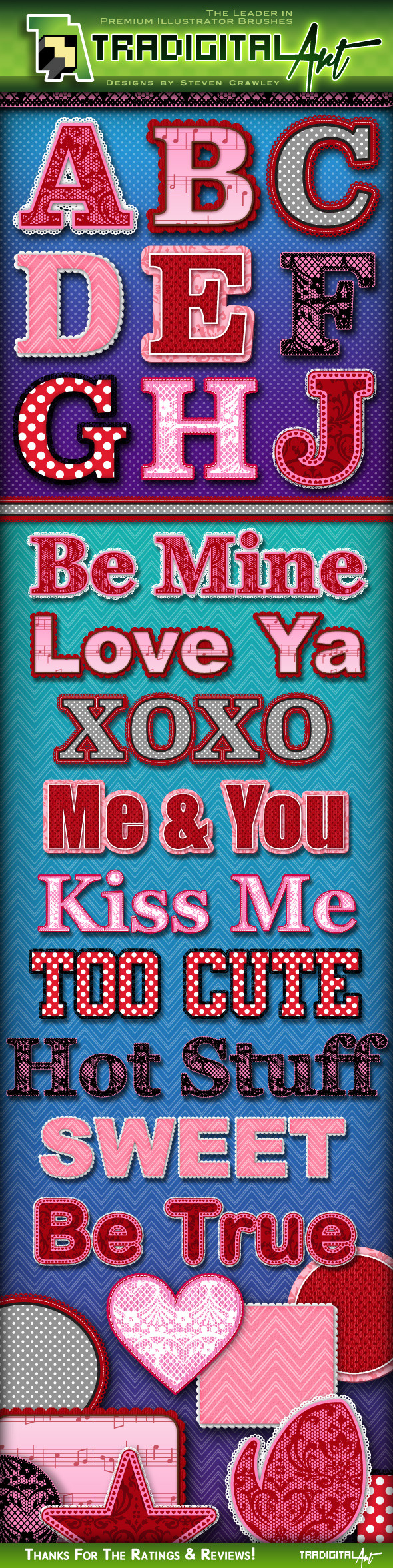 Valentine Card Graphic Styles - Styles Illustrator