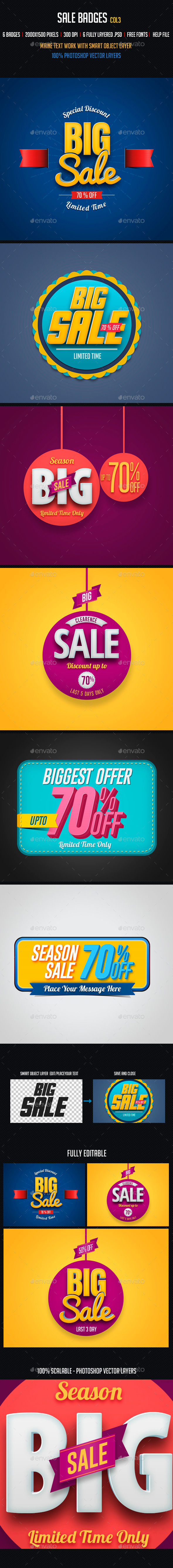 Sale Badges 3 - Badges & Stickers Web Elements
