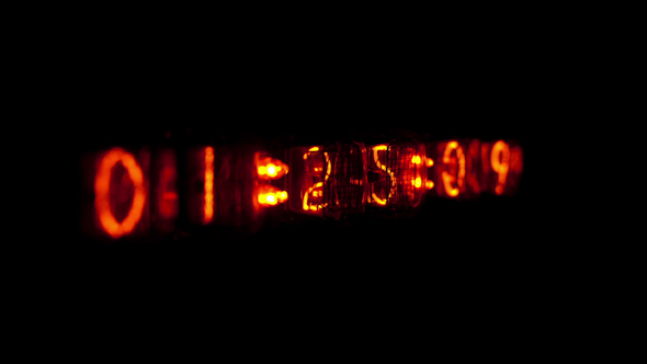 Nixie Tube Clock Numerical Counter 1 alt