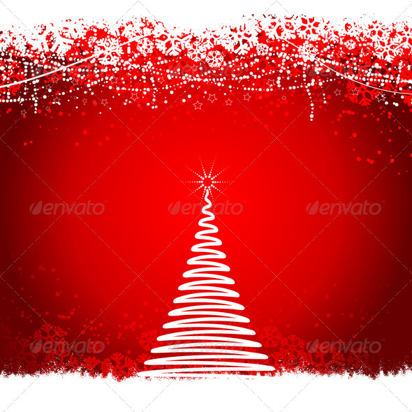 Christmas Tree Background - Christmas Seasons/Holidays