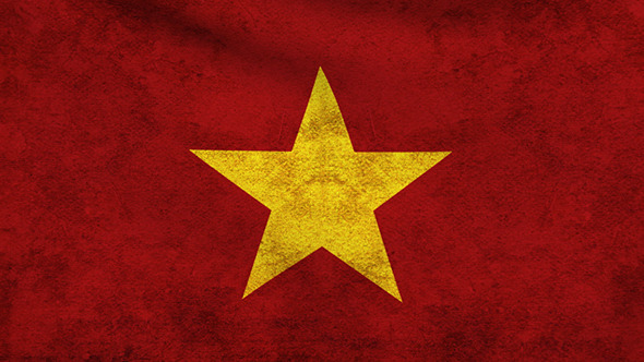 Vietnam Flag 2 Pack – Grunge and Retro