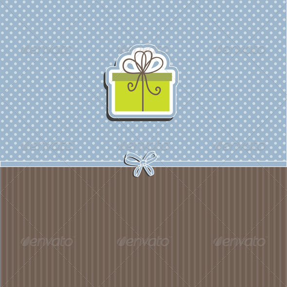Cute Christmas Gift Background - Christmas Seasons/Holidays