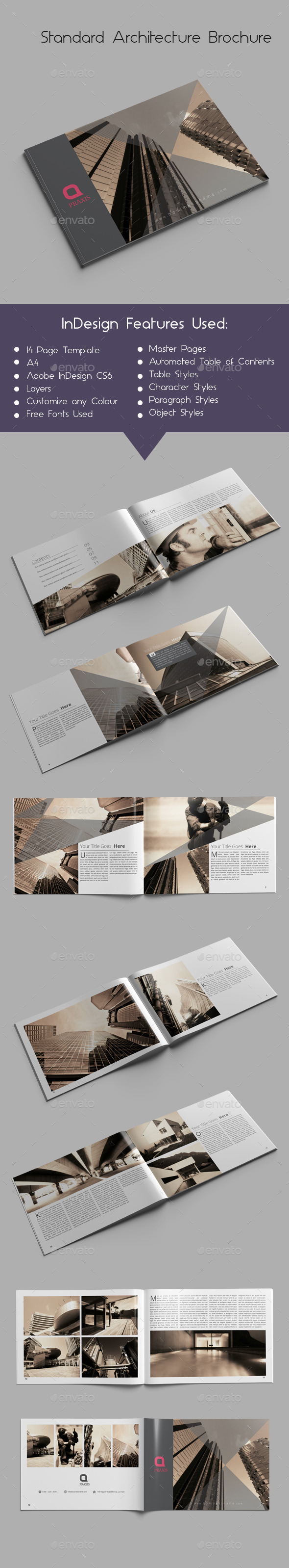 Standard Architecture Brochure - Brochures Print Templates