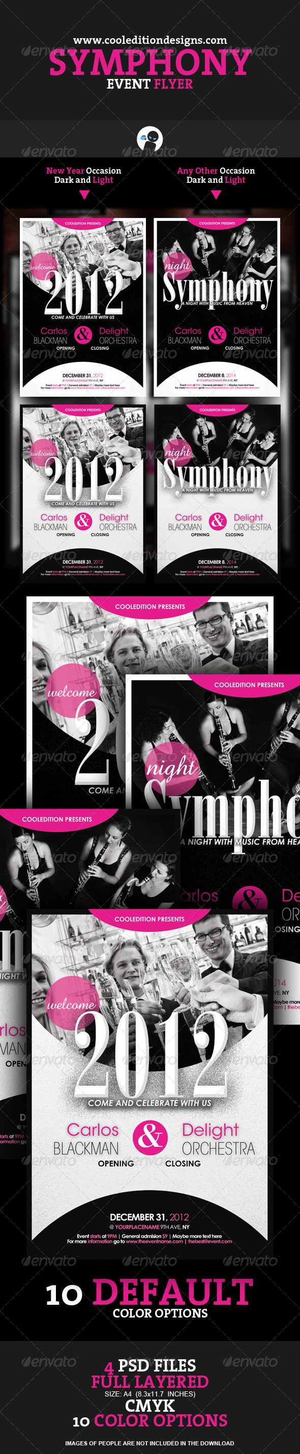 Symphony Event Flyer - Concerts Events