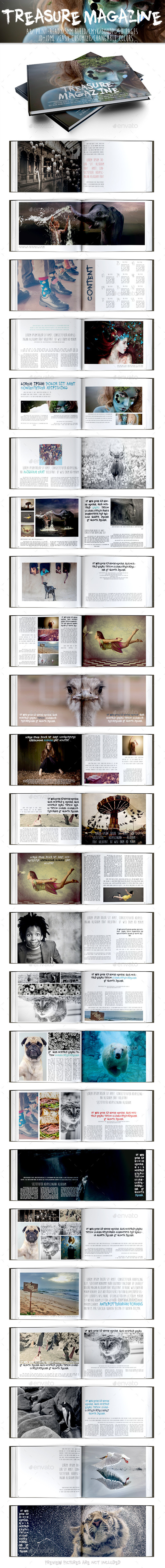 Treasure Magazine - Magazines Print Templates