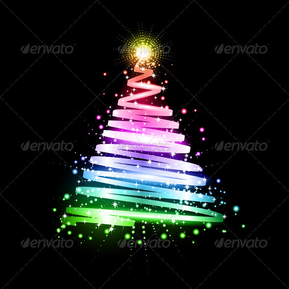 Christmas Tree Background - Christmas Seasons/Holidays
