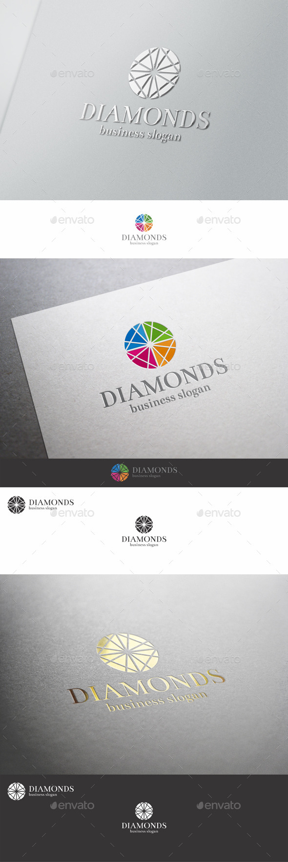 Diamonds Logo Template