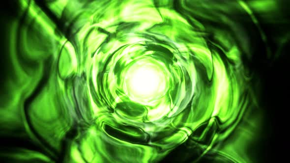 Abstract Green Force Tunnel Effect 4K 01 alt