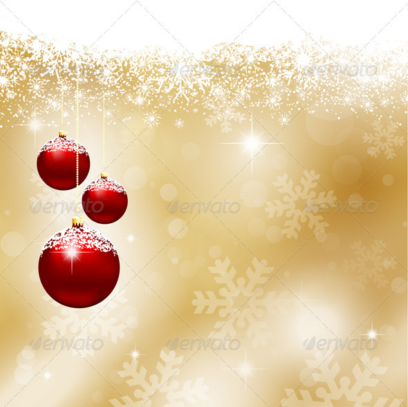 Christmas Bauble Background - Christmas Seasons/Holidays