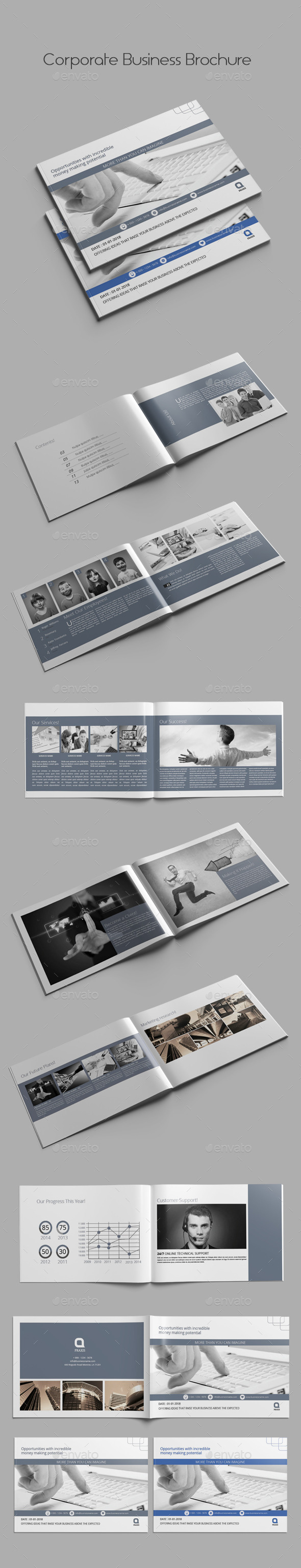 Corporate Business Brochure - Brochures Print Templates
