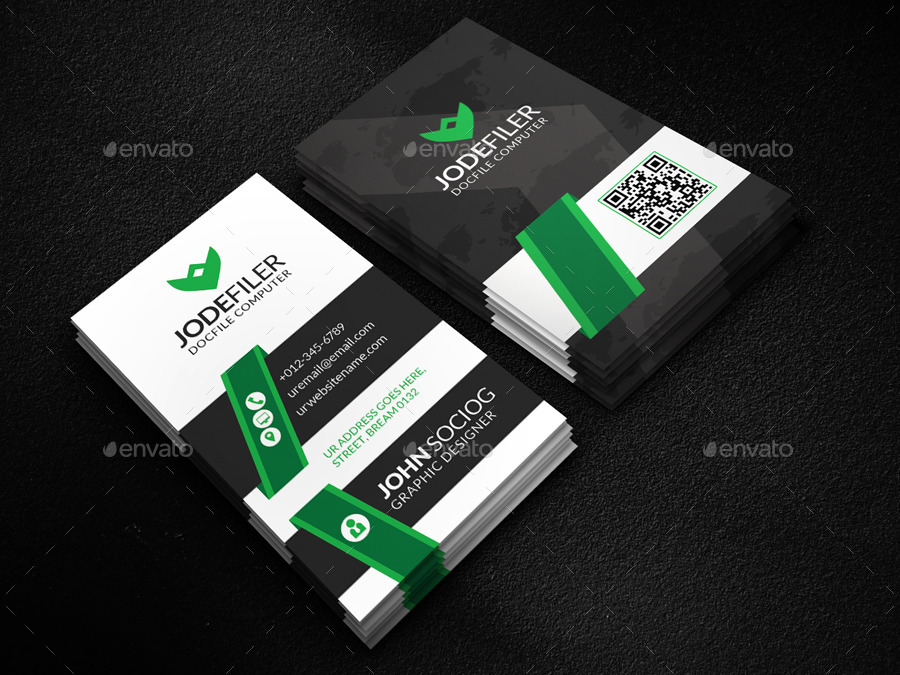 Code Business Card, Print Templates | GraphicRiver