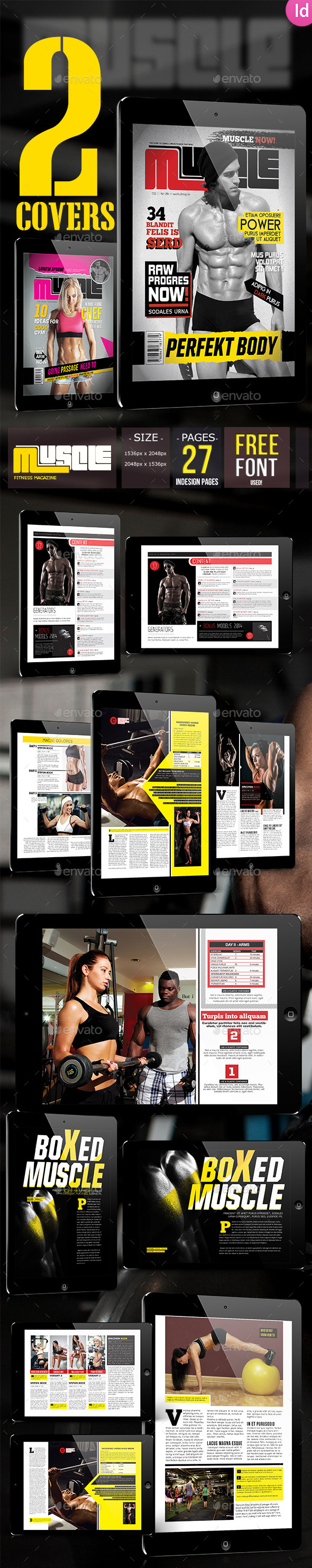 Sport & Fitness Magazine + 2 Covers For Tablet - Digital Magazines ePublishing